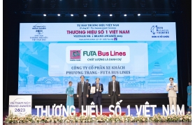 Phương Trang – FUTA Bus Lines vinh dự nhận danh hiệu “TOP 10 Thương Hiệu Tiêu Biểu Việt Nam & Thương Hiệu Số 1 Việt Nam 2023”
