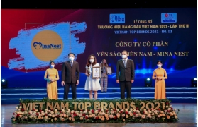 Công ty Cổ phần Yến Sào Miền Nam - MINA NEST - TOP 50 Thương hiệu hàng đầu Việt Nam
