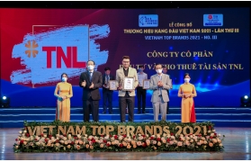 TNL nhận giải thưởng TOP 10 Thương hiệu hàng đầu Việt Nam